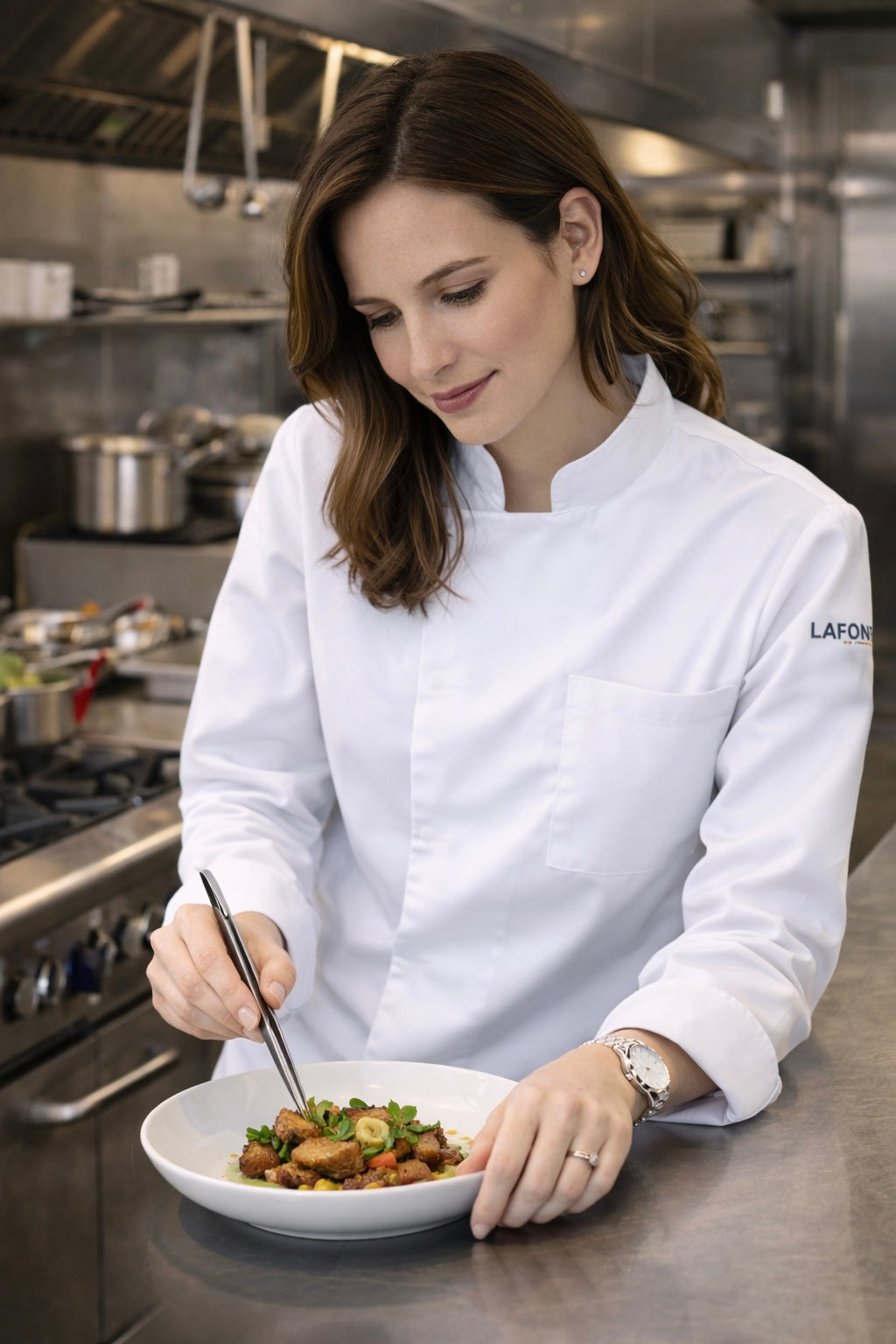 CABBAGE Chef Coat Long-Sleeve Unisex