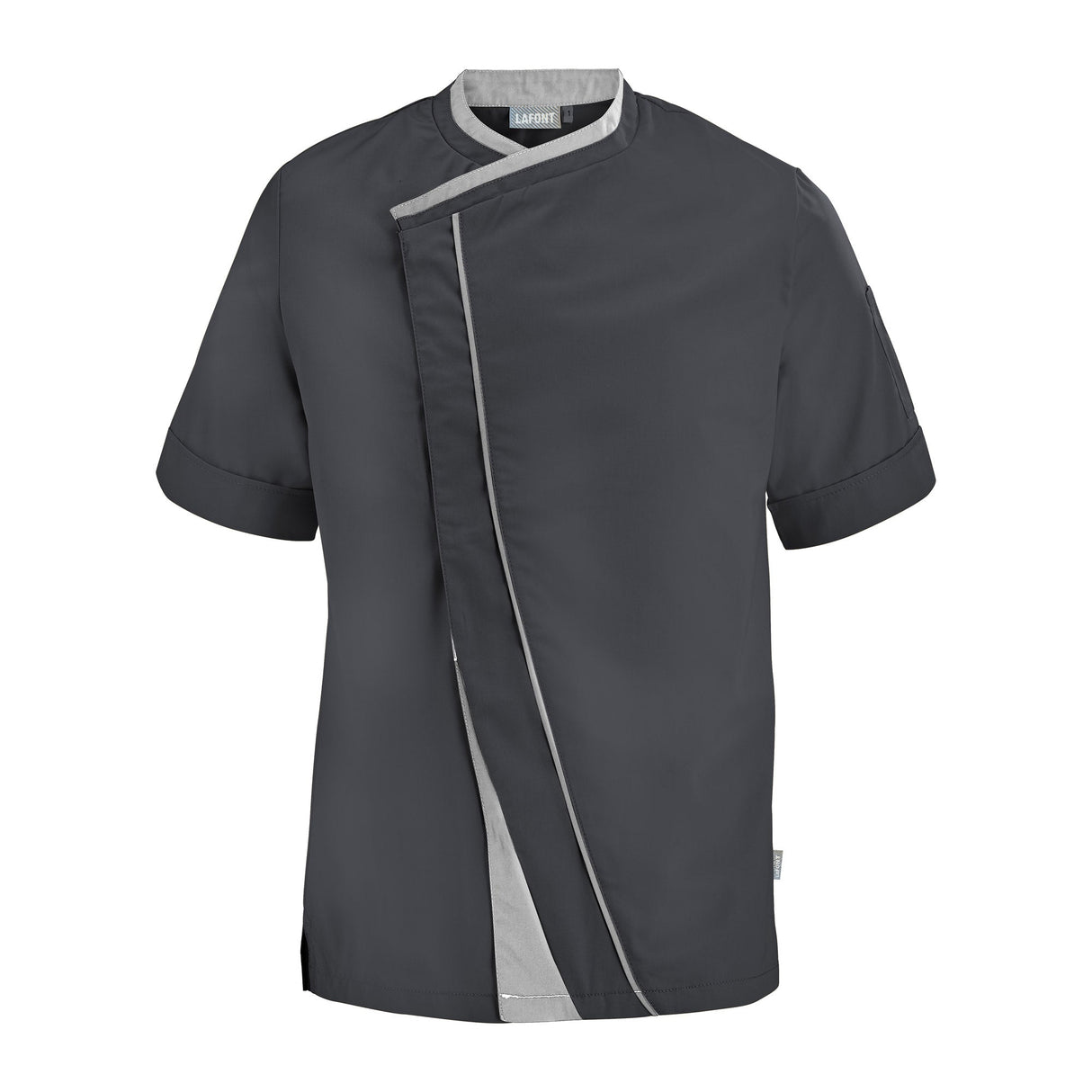 Parsley Men’s Short Sleeve Chef Jacket | Modern Contrast Style
