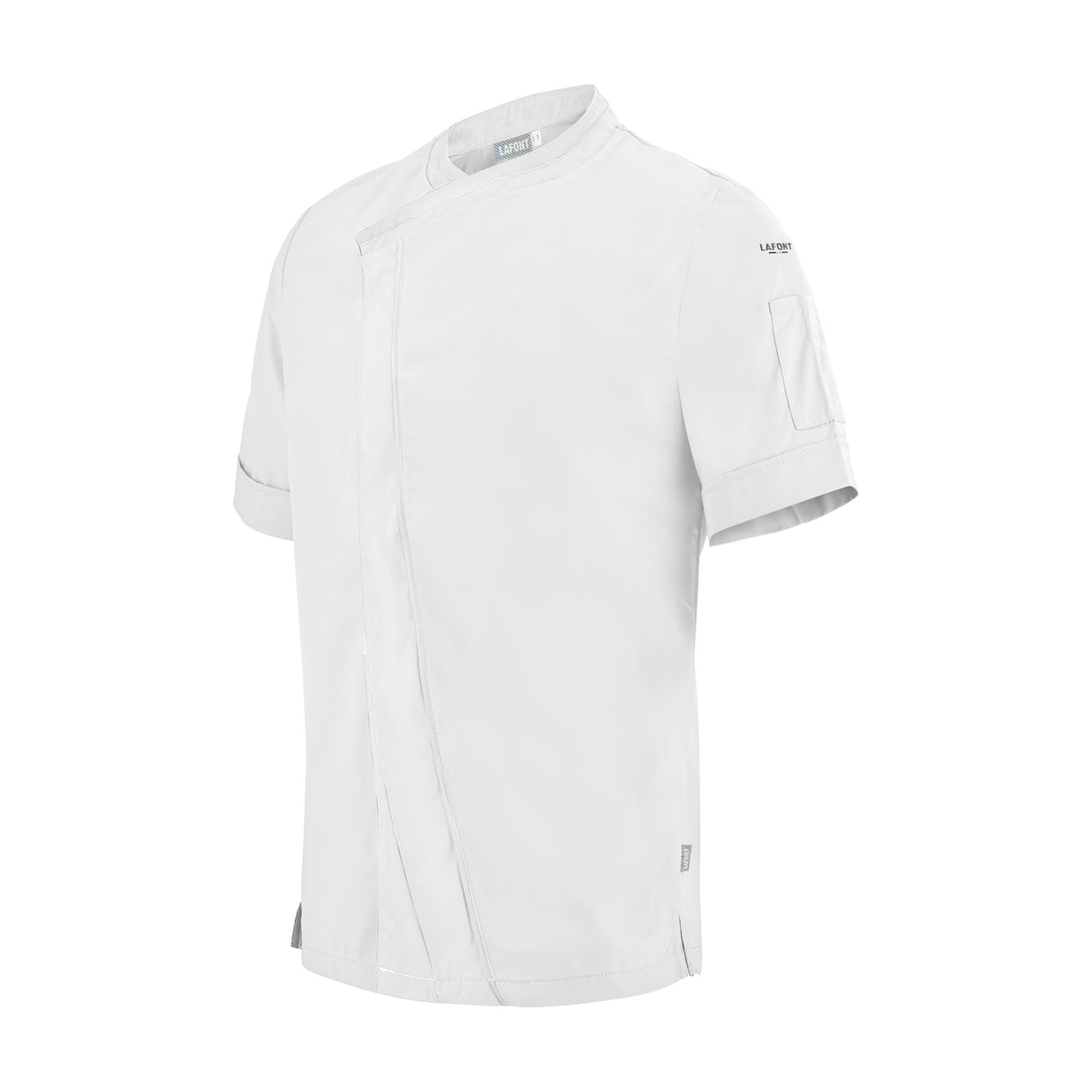 Parsley Men’s Short Sleeve Chef Jacket | Modern Contrast Style
