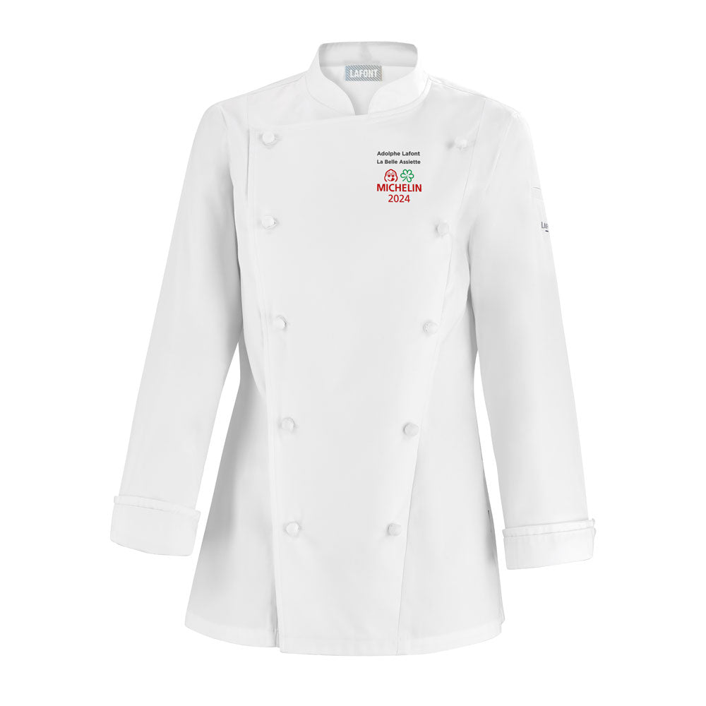 PLATINE Women’s Double Breasted Chef Jacket | Professional Long-Sleeve Kitchen Coat