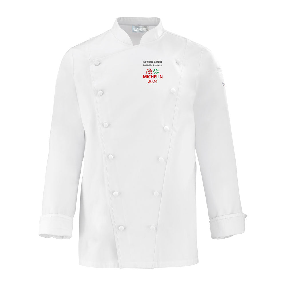 PLATINE Men’s Double Breasted Chef Jacket | Professional Long-Sleeve Kitchen Coat