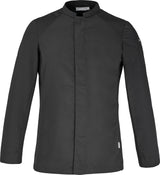 BASIL2 Mens Long Sleeve Chef Coat | Breathable All-Day Fabric