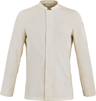 BASIL2 Mens Long Sleeve Chef Coat | Breathable All-Day Fabric