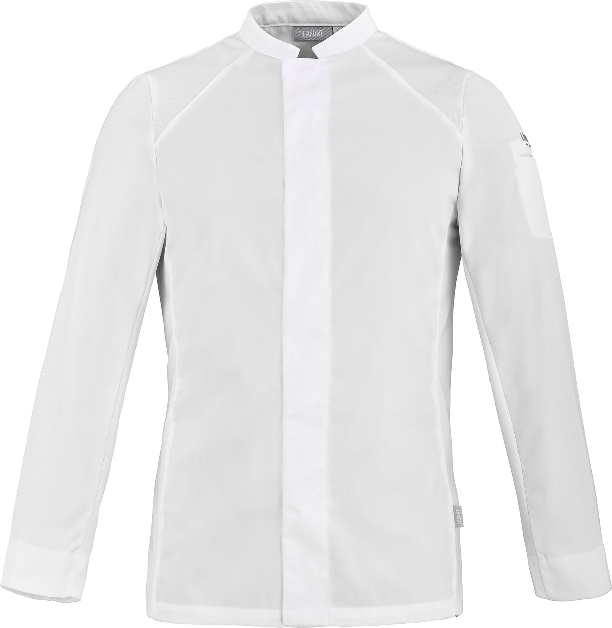 BASIL2 Mens Long Sleeve Chef Coat | Breathable All-Day Fabric
