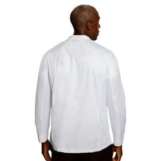 BASIL2 Mens Long Sleeve Chef Coat | Breathable All-Day Fabric