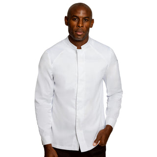 BASIL2 Mens Long Sleeve Chef Coat | Breathable All-Day Fabric