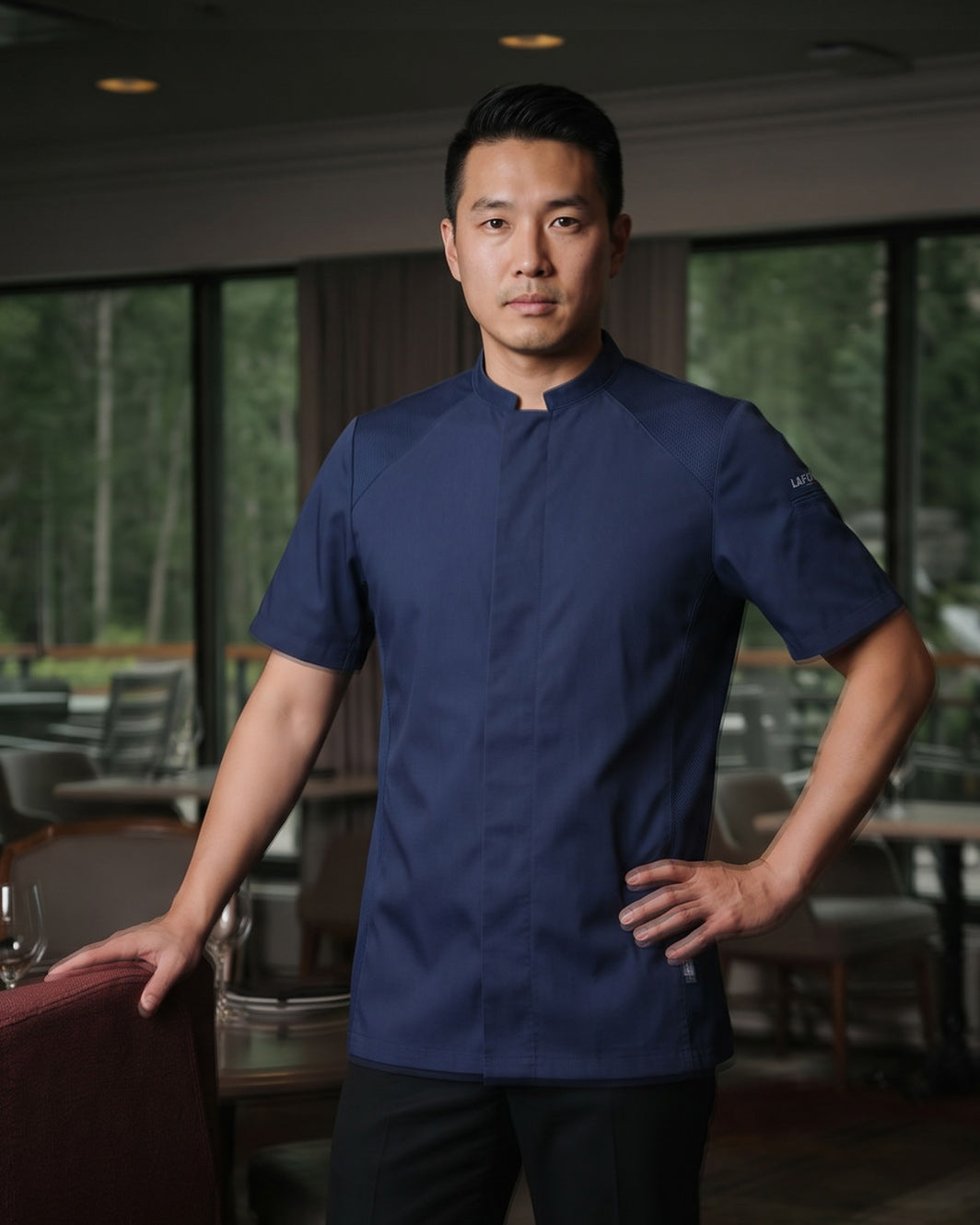BASIL2 Chef Coat Short-Sleeve