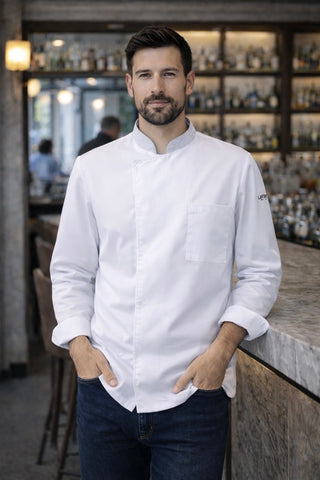 CABBAGE Unisex Chef Jacket | Breathable Comfort & Modern Style