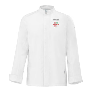 Chef coat embroidery sample