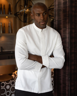 CRISTAL Chef Coat Long-Sleeve Mens