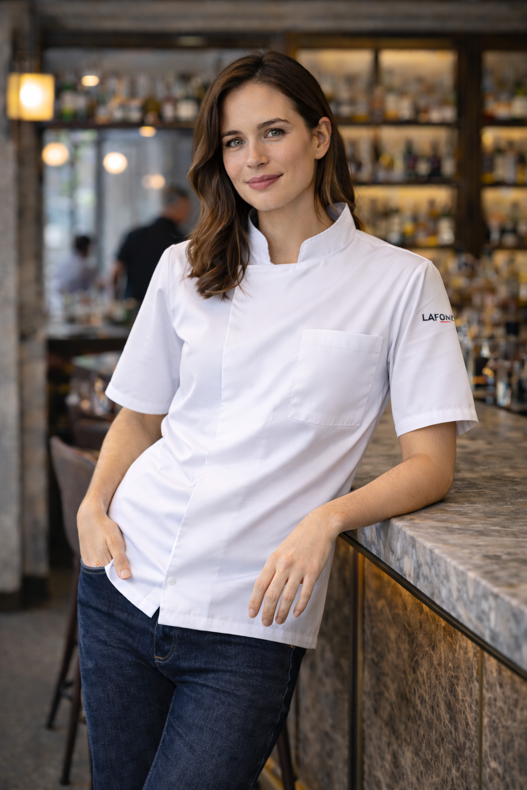 TURNIP Chef Coat Short-Sleeve Unisex