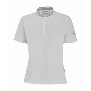 JASMIN Women's Short Sleeve Polo Shirt | Mandarin Collar