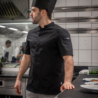 Marjoram Men’s Short Sleeve Chef Coat | Lightweight Kitchen Performance