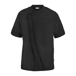 Parsley Men’s Short Sleeve Chef Jacket | Modern Contrast Style