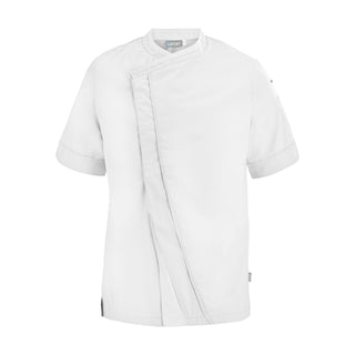 Parsley Men’s Short Sleeve Chef Jacket | Modern Contrast Style
