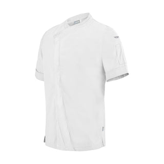 Parsley Men’s Short Sleeve Chef Jacket | Modern Contrast Style