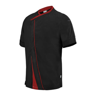 Parsley Men’s Short Sleeve Chef Jacket | Modern Contrast Style