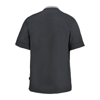 Parsley Men’s Short Sleeve Chef Jacket | Modern Contrast Style