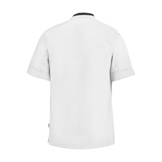 Parsley Men’s Short Sleeve Chef Jacket | Modern Contrast Style