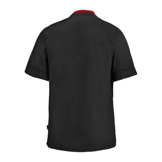 Parsley Men’s Short Sleeve Chef Jacket | Modern Contrast Style