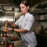 PEPPER2 Chef Coat Short Sleeve Womens