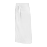A white PINNY apron with a tie waist, part of the CATERING collection for chef uniforms.
