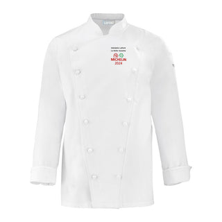 PLATINE Men’s Double Breasted Chef Jacket | Professional Long-Sleeve Kitchen Coat