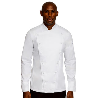PLATINE Men’s Double Breasted Chef Jacket | Professional Long-Sleeve Kitchen Coat